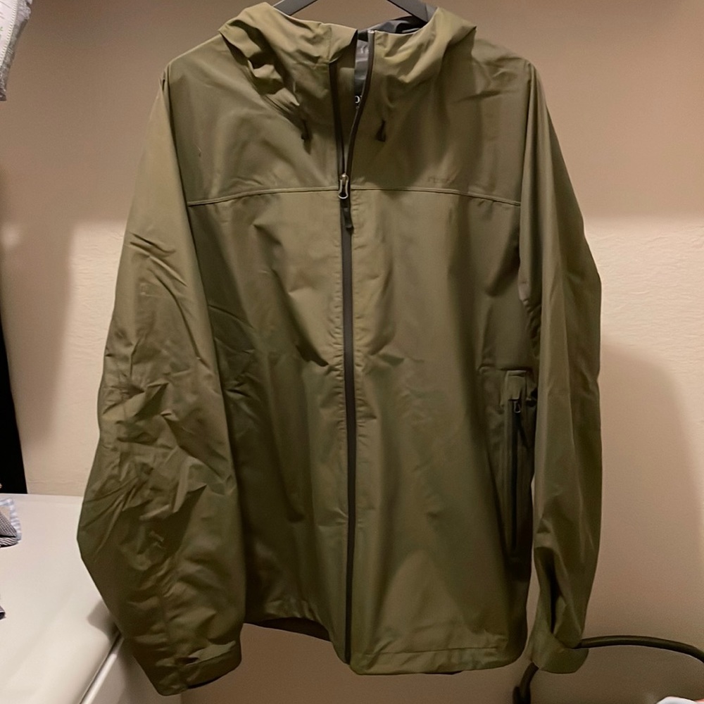 Filson Swiftwater Rain Jacket, Field Olive, XL